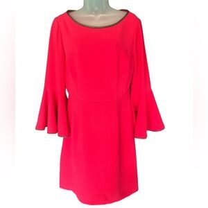 Trina Turk Flared Sleeve Dress